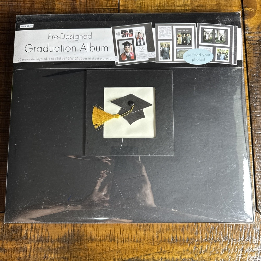 NOS Colorbök Graduation 12x12‎ Fast to Fabulous Album Kit plus extras 20 Pages